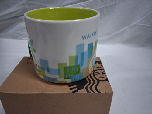 Starbucks Hawaii Waikiki You are Here Coffee Global City Mug 14Oz Cup 969 - Picture 3 of 5