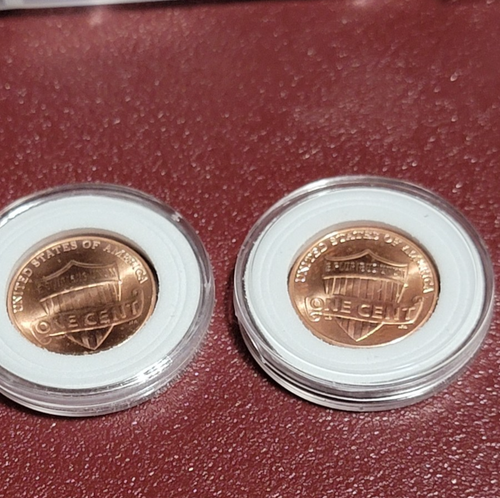 BOTH 2025 D+P Lincoln Shield Cent Coins BU Uncirculated Penny Coins - Bild 8 von 9