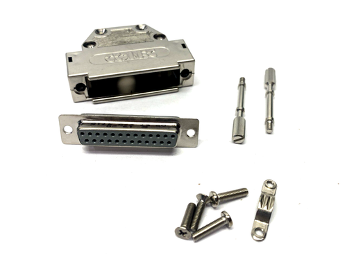 Conec 165X10979XE D-SUB Connector & Backshell Kit, 25 Position - Picture 2 of 8