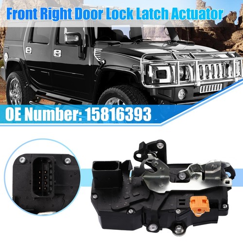 Front Right Side Vehicle Door Lock Actuator for Hummer H2 2003-2005 15816393 - Picture 2 of 7