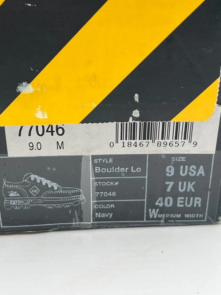 Caterpillar CAT Boulder Lo Women’s Oxford Shoes New Navy Size 9 M 77046 New - Image 4 of 4