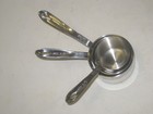 ALL-CLAD Stainless Steel Measuring Cup 3  Pcs Set- 1/2, 1/3, 1/4 Cup