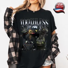 HOT NEW Toothless T-Shirt, How to Train Your Dragon Est 2010 Bootleg Fan T-Shirt