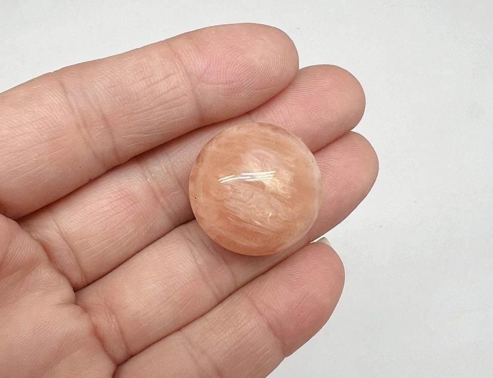 6PC Pink Cat Eye Gold Metal Buttons Shank Buttons 23mm 7/8" - Image 2 of 4