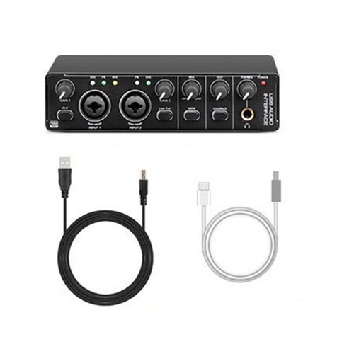 24bit192Khz Audio Interface for Professional For Guitar Live Recordings - Picture 9 of 12
