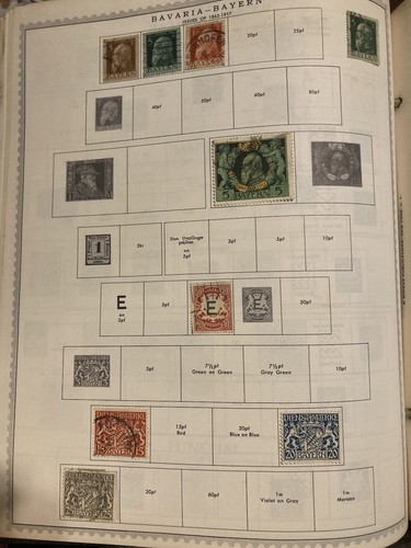 Bavaria/Bayern Stamps 1849-1920 Including #110, 231, Overprint, Embossed - Imagen 3 de 7