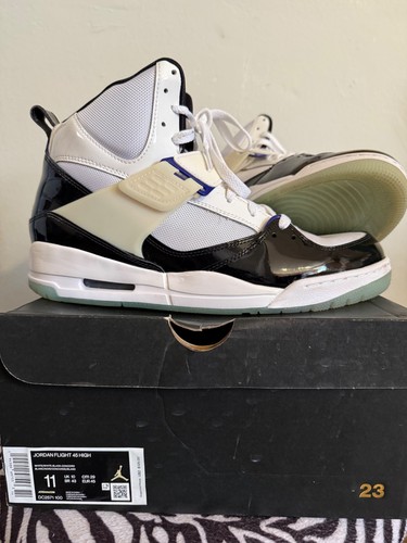 Jordan Flight 45 High (Gr. 11) Nike weiß sauber neu mit Karton  - Bild 1 von 5