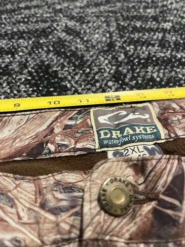 Y2K Drake WaterFowl System “Mossy Oak” Duck Blind Camo Pants (Sz 2XL, 44-46) - Picture 23 of 24
