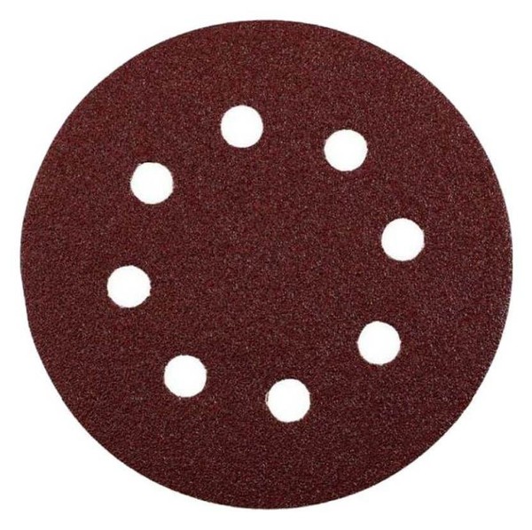KWB Quick-Stick Schleifscheiben Klett Ø125 Mm K120 Edelkorund Gelocht 5 St-image