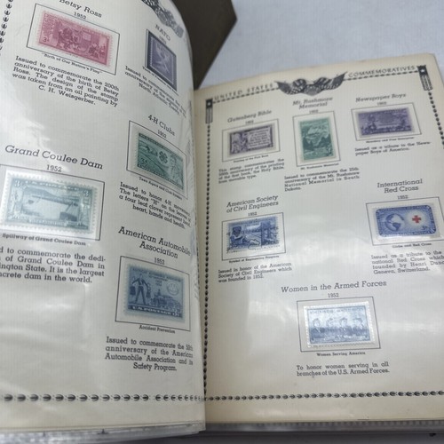US Stamps Mint And Used On Album Pages- 1940’s-1960’s - Hundreds!- AA40 - Picture 18 of 24
