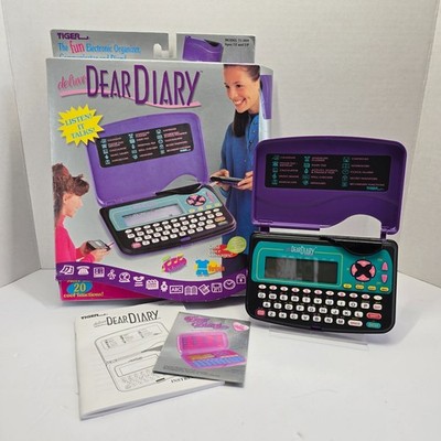 Vintage Deluxe Dear Diary 1995 Tiger Electronics w/Original Box and Manual WORKS