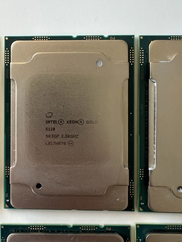 LOT OF 7x Intel Xeon Gold 5118 12-Core 2.3GHz 16.5Mb LGA3647 CPU - SR3GF - Picture 3 of 18