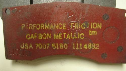 Performance Friction Brake Pads F3000 Brembo Wilwood - Picture 3 of 3