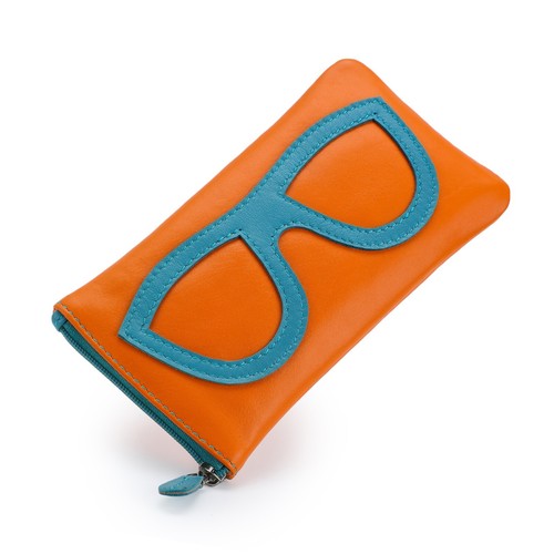 Soft Leather Zipped Sunglasses Glasses Spectacle Case Pouch - Picture 93 of 136