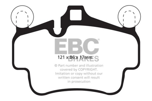 EBC DP42029R Yellowstuff Brake Pad Sets- DP42029R - Picture 7 of 10
