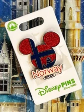 Disney Parks Epcot World Showcase Collection Norway Mickey Mouse OE Pin