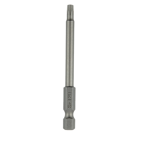 Single Magnetic Torx Bit Security Pin 75mm Long Screwdriver 1/4" Hex Star T6-T40 - Picture 3 of 19
