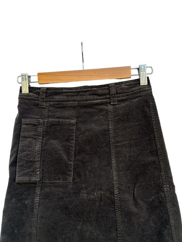 Armani Junior Childrens Girls Skirt - Size 8 (IT 30) Brown Cargo A-Line Luxury - Picture 4 of 15