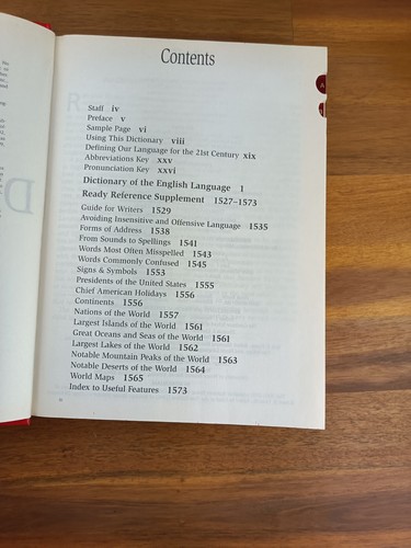Random House Webster's College Dictionary HC 2001 - Picture 6 of 9