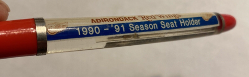 Rare Adirondack Red Wings 1990-91 Season Seat Holder Hockey Floating Pen Denmark - Picture 8 of 17