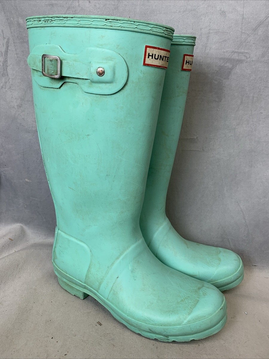 Hunter Rain Boots Women's Size 5/6 Original Kids Tall Farm