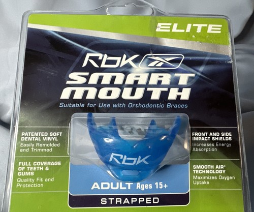 New Reebok Smart Mouth  Adult 15 + Rbk Strapped Hockey Football - Picture 4 of 5