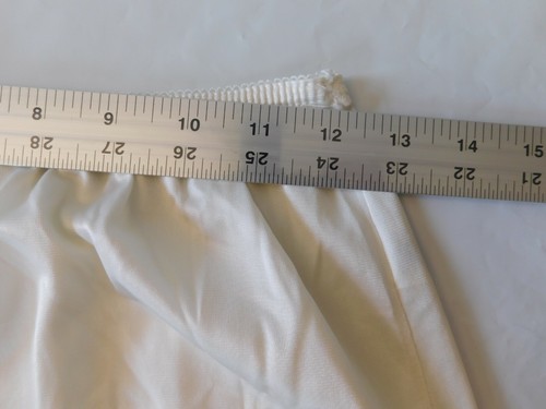 Mezzo slip vintage senza marchio, avorio con pizzo e orlo laterale taglia media - Foto 7 di 11