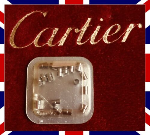 1 x Genuino Cartier Santos Vendome Pulsera Tubo Con Muesca 40381865 - Imagen 2 de 4