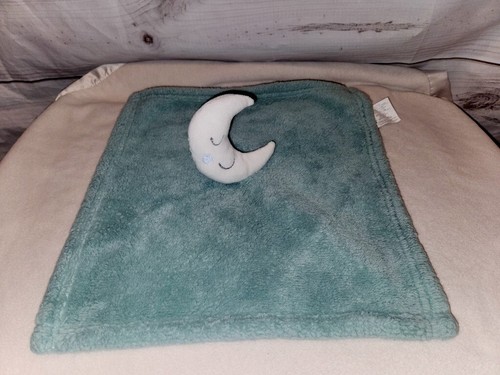 Baby Gear Moon Lovey Security Blanket Teal Green Mint - Picture 3 of 12