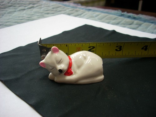 SUMINISTRO DE OFICINA MINI SACAPUNTAS DE CERÁMICA GATO BLANCO DORMIR REGALO (tcpl) - Imagen 5 de 6
