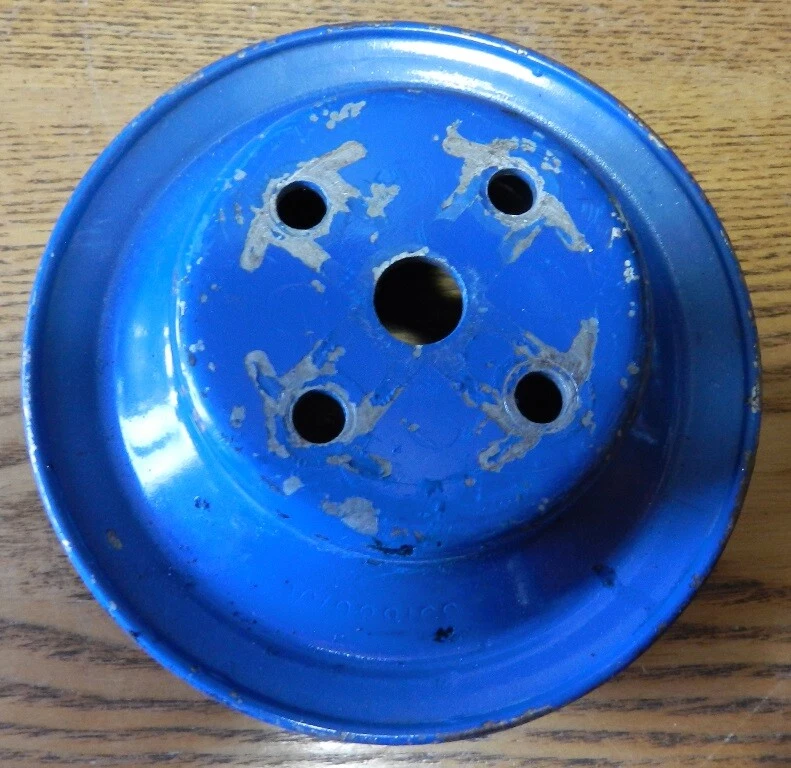 Chevrolet Vehículo 1978-81 V6, V8 usado bomba de agua polea 2 correas 351680-AA Foto 4 de 4