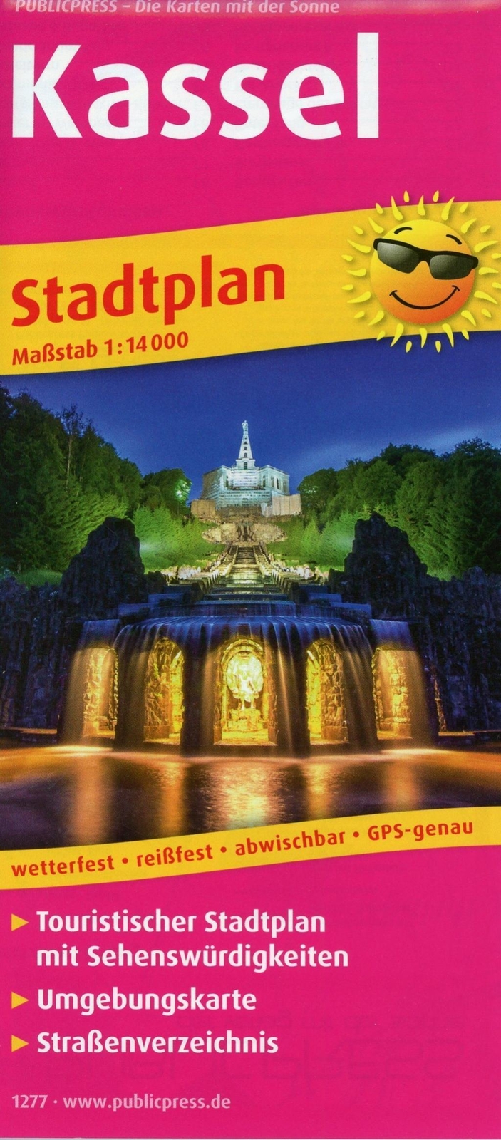 Kassel. Stadtplan 1:14 000 | (land-)karte | Stadtplan (publicpress) |