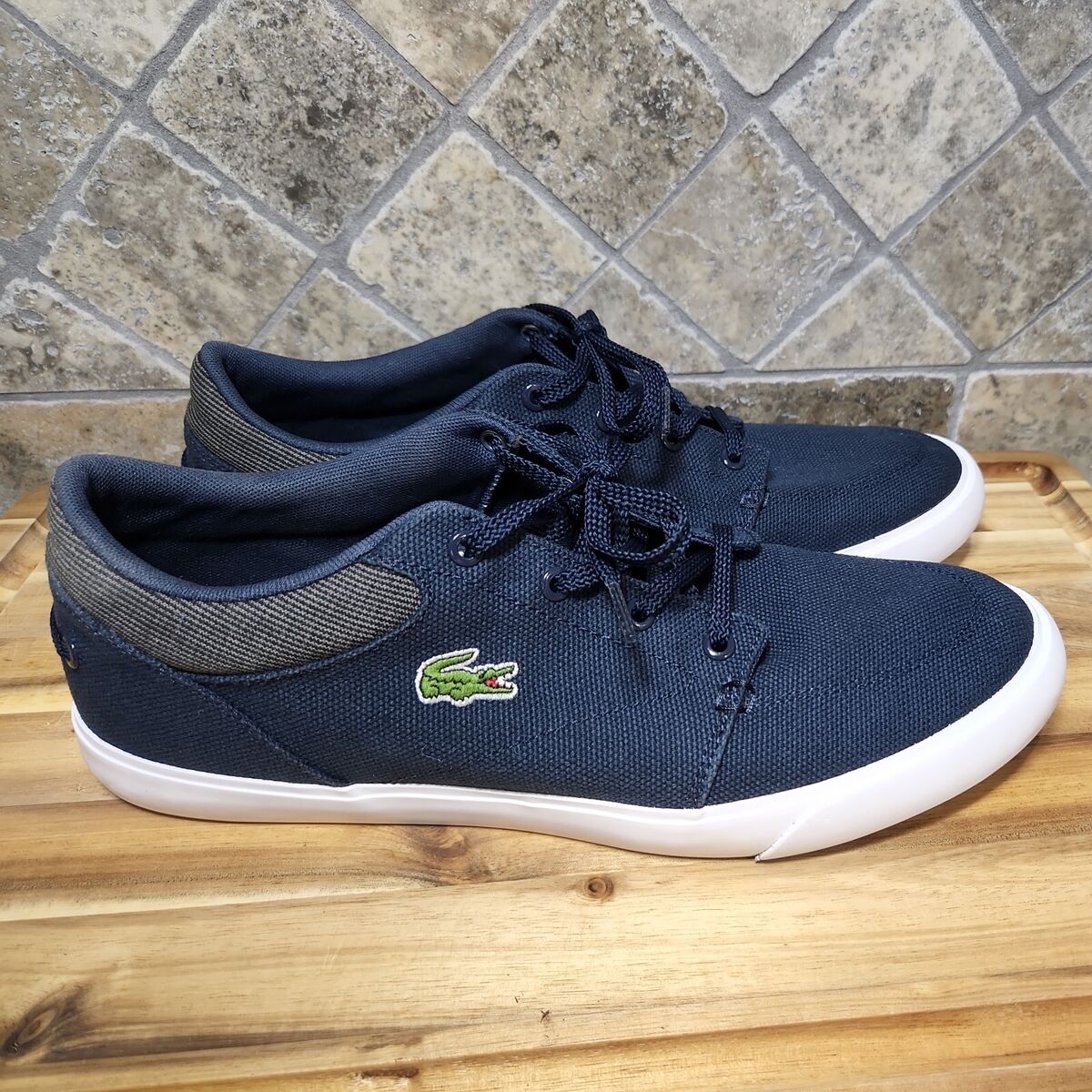 Primitiv Smil fugl Lacoste Canvas Trainers Women's 9m (EUR 42 UK 8) Navy Blue 7-38CMA004INBO | eBay Primitiv Smil fugl Lacoste Canvas Trainers Women's 9m (EUR 42 UK 8) Navy Blue 7-38CMA004INBO | eBay