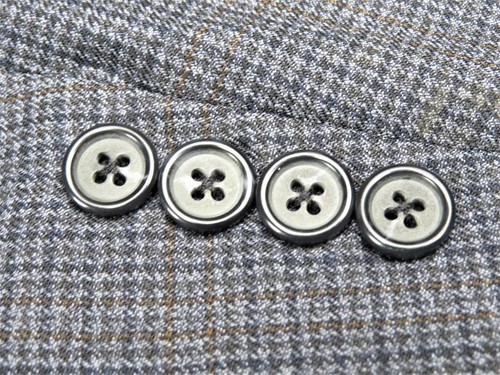 Brooks Brothers Madison Mens Blazer Suit Jacket 46 L Wool Houndstooth Windowpane - Picture 8 of 10