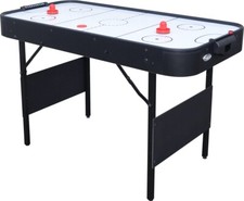 Folding 4' Air Hockey Table Air Hockey with Pucks Included Indoor Game Air Game