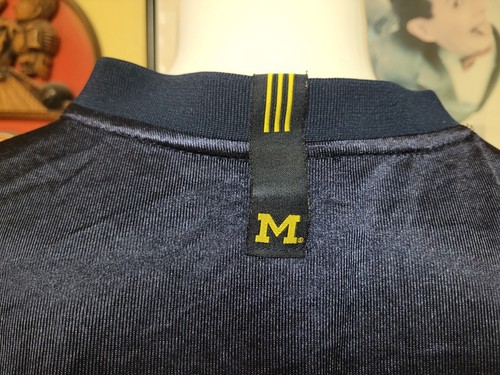 Michigan Wolverines Football Jersey Youth XL 18-20 Adidas #45 - Picture 5 of 6