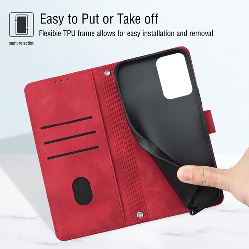Para Motorola G 5G/Stylus/Power 2025 Billetera Abatible Tarjeta Cuero PU Soporte Estuche + Correa - Imagen 52 de 55