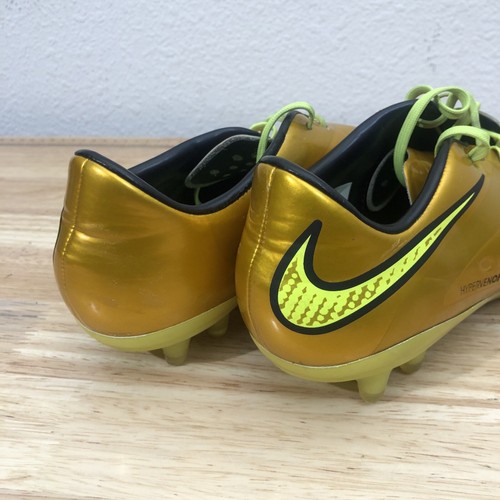 Nike Hypervenom Phelon Neymar Cleats Mens 7 Gold Soccer Shoes 2014 677585-907 - Picture 17 of 19