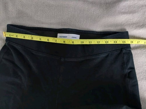 Old Navy Elastic Waist Pull On Leggings Black Womens Size M - Picture 12 of 14