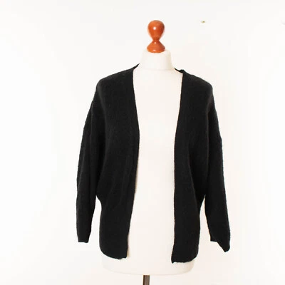 Cardigan ouvert American Vintage noir 10% laine 25% alpaga taille XS S 12809 - Photo 1/4