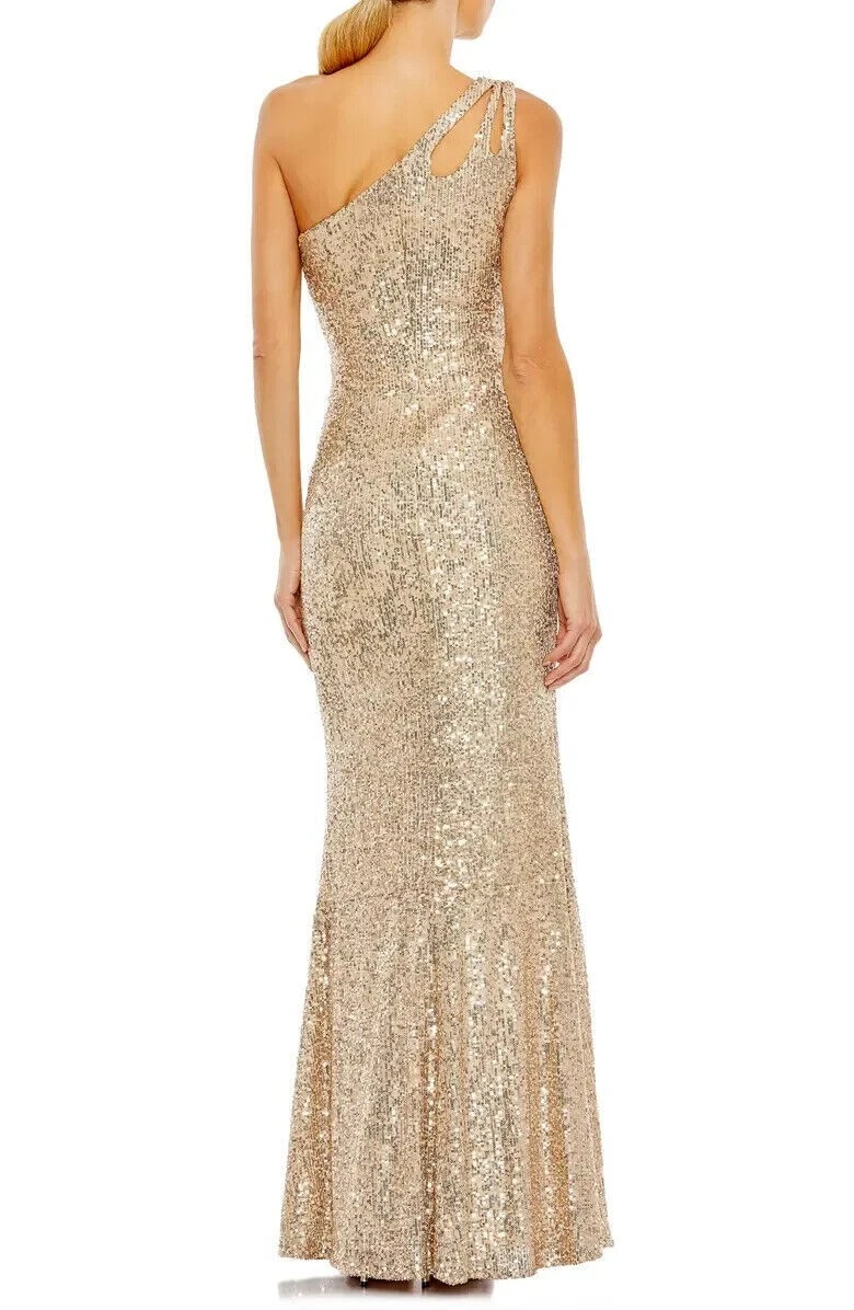 Mac duggal hotsell gold ball gown