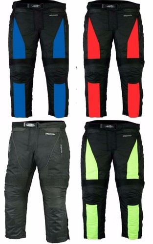 RKsports COLOURED Motorcycle Motorbike waterproof Trouser CE armour Cordura - Picture 2 of 8