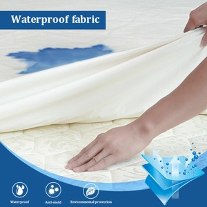 Bamboo-Mattress-Cover-Queen-Waterproof-Fitted-Bed-Pad-Protector-Hypoallergenic