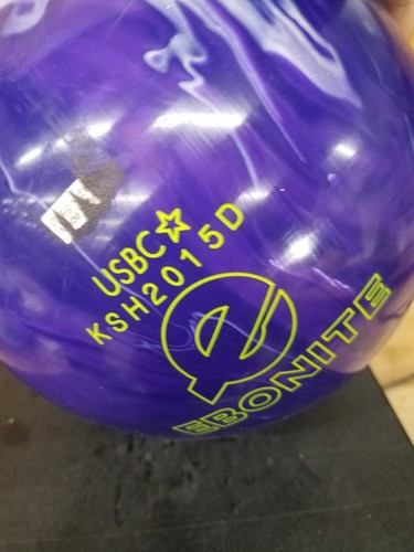 Ebonite Crusher Hybrid Bowling Ball 14lb 3.7oz - Picture 9 of 10
