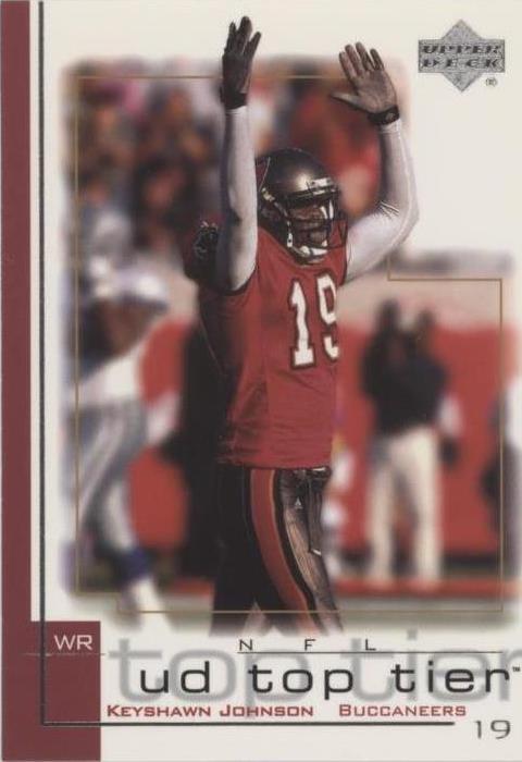 2001 Upper Deck UD Top Tier Keyshawn Johnson #168 - 1 of 2