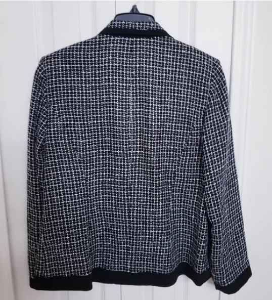 Tweed Style Zip Jacket, Size 14 | eBay