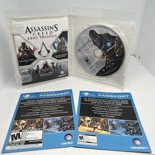 Assassins Creed: Ezio Trilogy (PS3)- NA (North American) Version-TESTED CIB - Picture 7 of 10