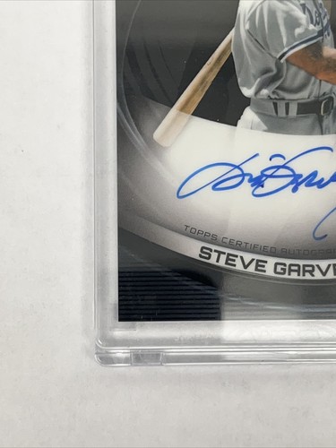 Steve Garvey 2022 Topps Chrome Black #CBA-SG on Card AUTO Los Angeles Dodgers - Picture 5 of 6