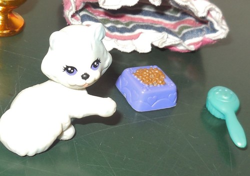 VINTAGE 1994 LITTLEST PET SHOP LPS MY REAL FLUFFY PERSIAN KITTY CAT BED SET LOT - Picture 3 of 10