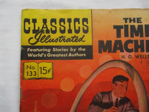Classics Illustrated #133 “The Time Machine” HRN-142 Silver Age 1958 - Picture 3 of 12